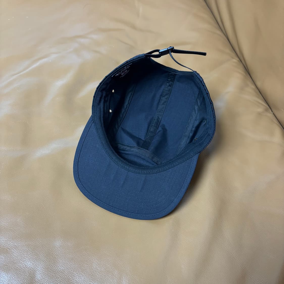 Supreme 슈프림 왁스드 립스탑 블랙 캠프캡 모자 (Black) 상품이미지6