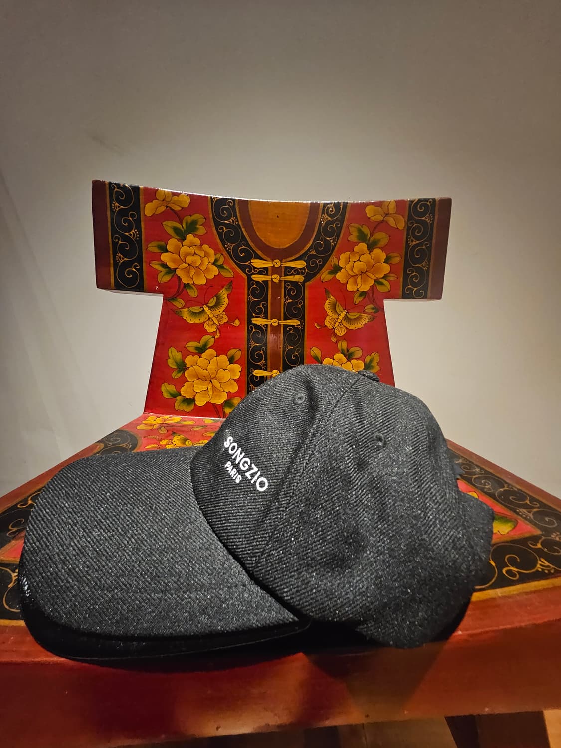 송지오 더블창 모자 새것 상품이미지3