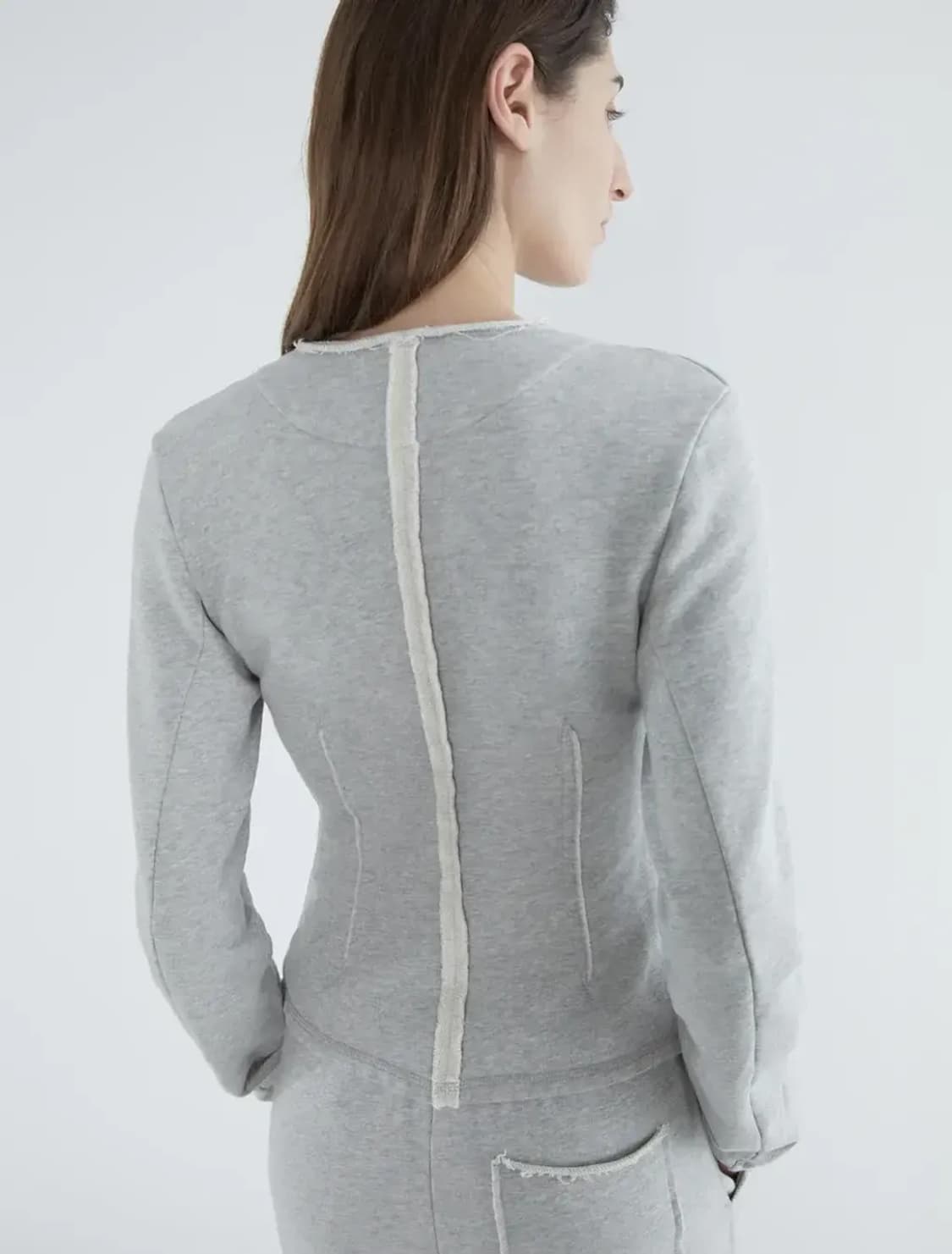 (S,M) 팔로마울 Sanpi 가디건 그레이 상품이미지2