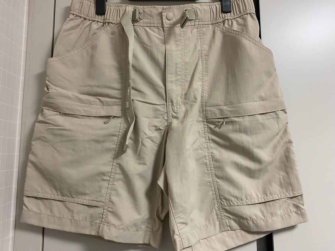 새상품 유니클로 기어 쇼츠 반바지 팬츠M 베이지 상품이미지2