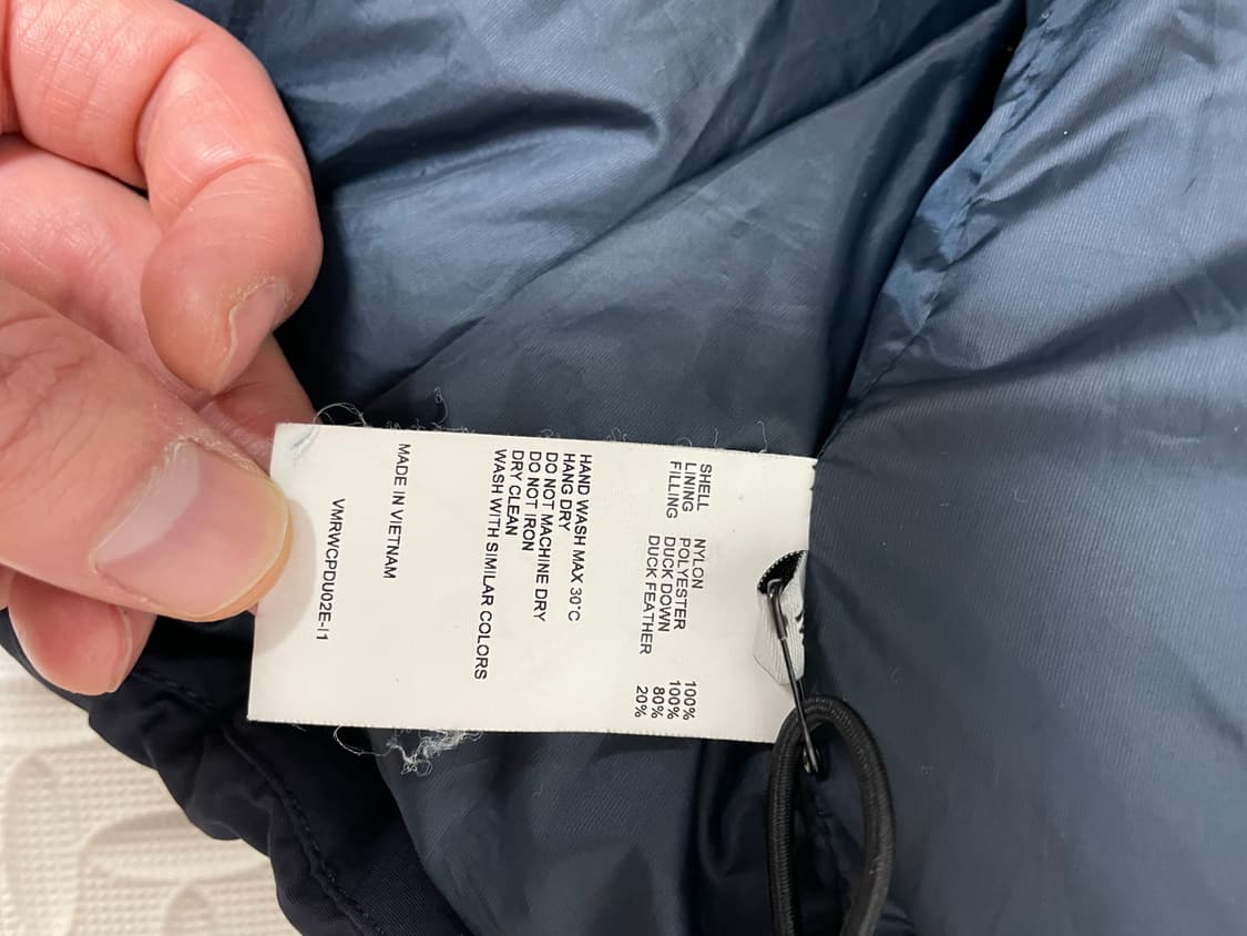 비바스튜디오 푸퍼패딩 숏패딩 덕다운 네이비 M 상품이미지3