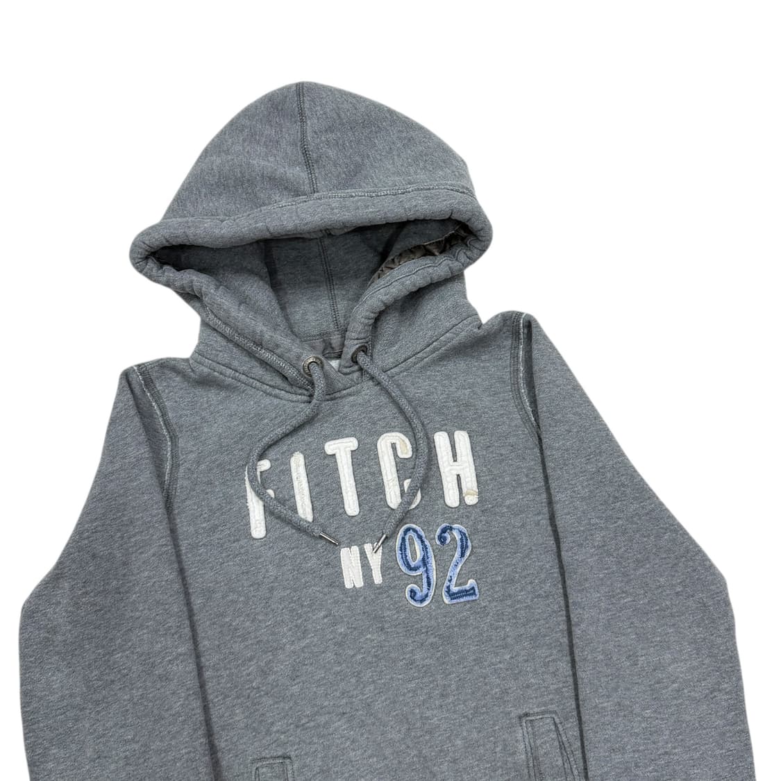 아베크롬비 빈티지 Y2K 딱붙핏 후드티 그레이 S 상품이미지2