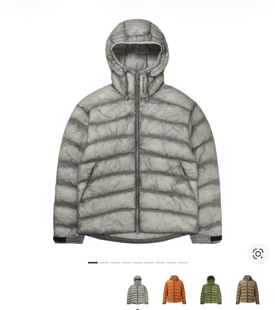 살로몬 UNI 인슐레이션 자켓 라이트그레이 M 상품이미지1