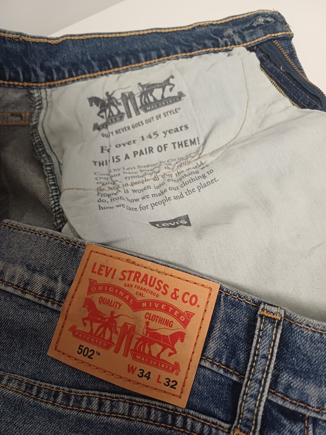 [W34] 리바이스 502 빈티지 [기장수선] 상품이미지5