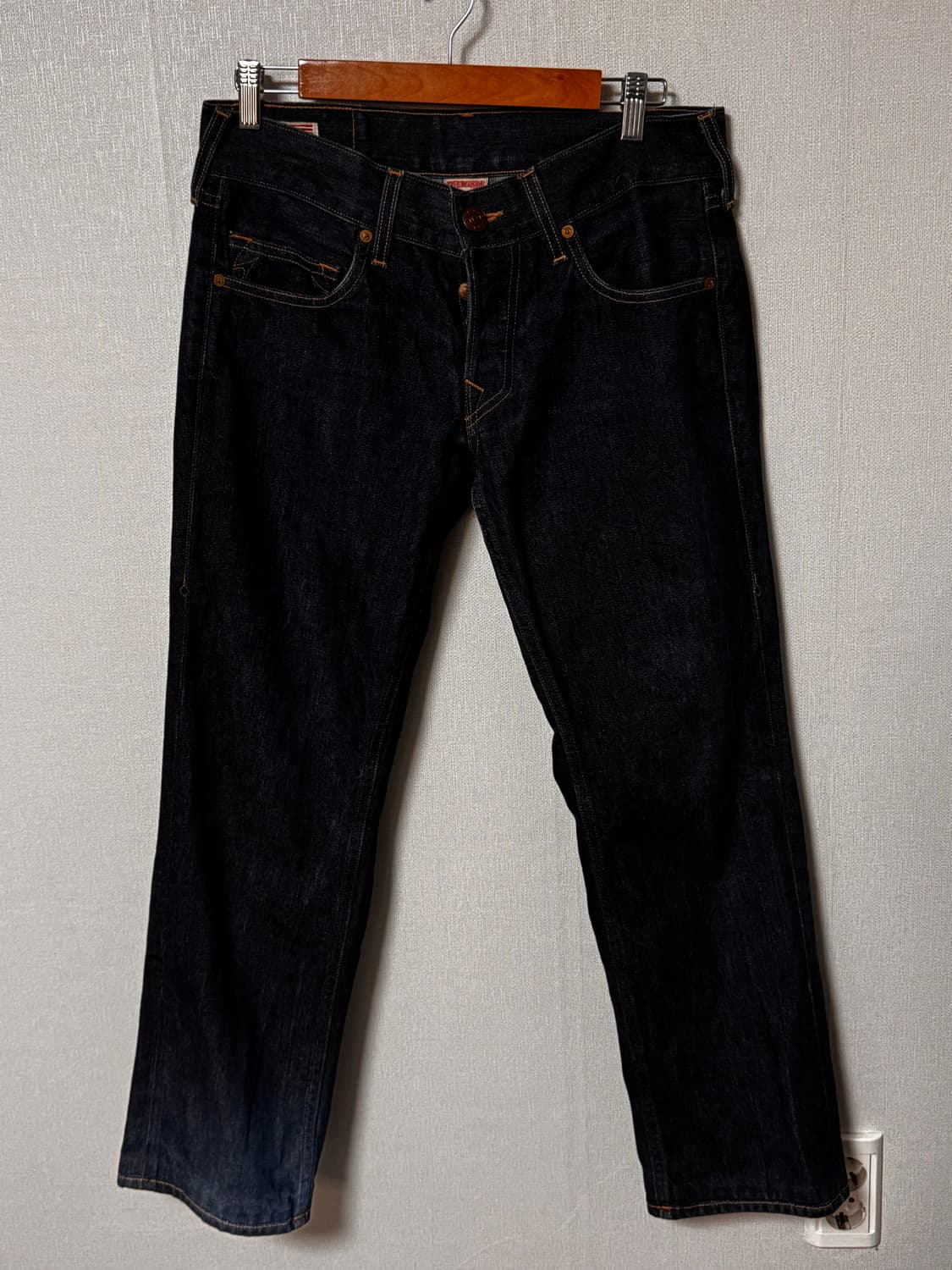 트루릴리젼 중청 버튼플라이 데님 팬츠 상품이미지2