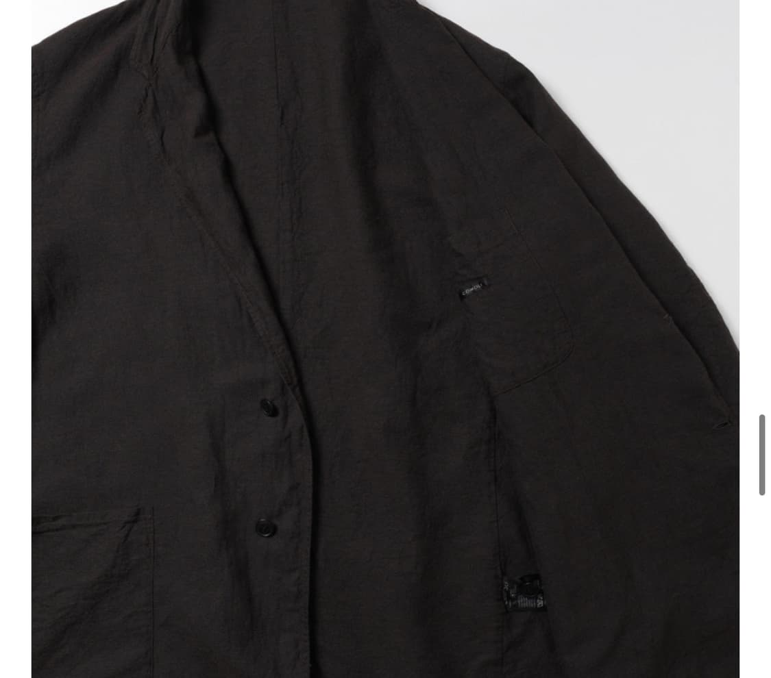 코모리 실크 자켓 페이드 블랙 1 상품이미지5