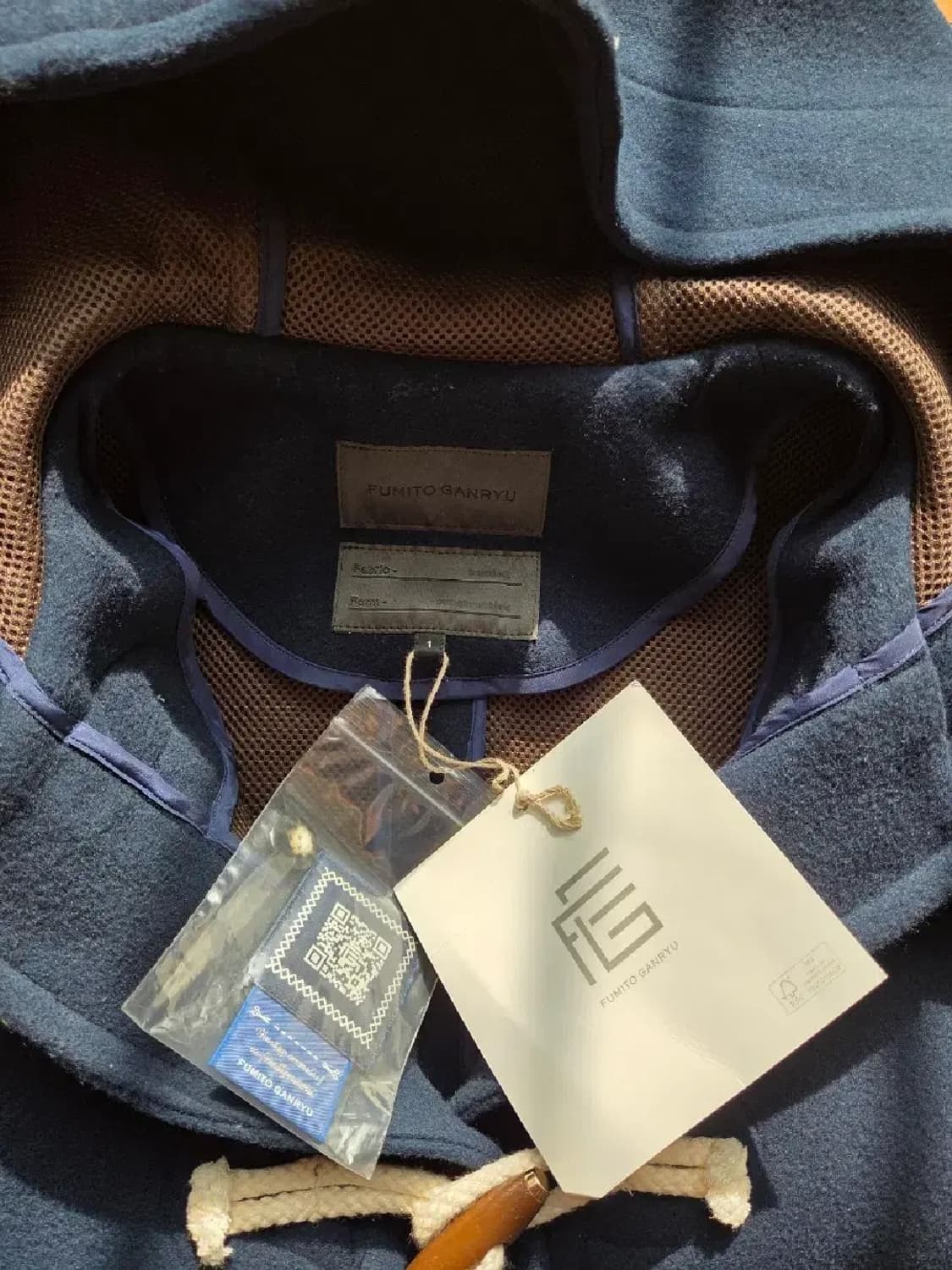 후미토 간류 더플코트 새상품 상품이미지2