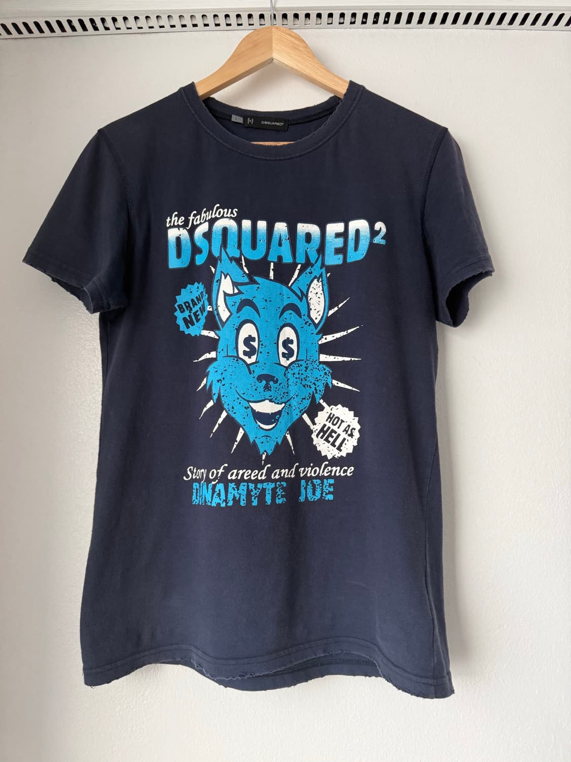 00s distressed Dsquared2 t-shirt 상품이미지5