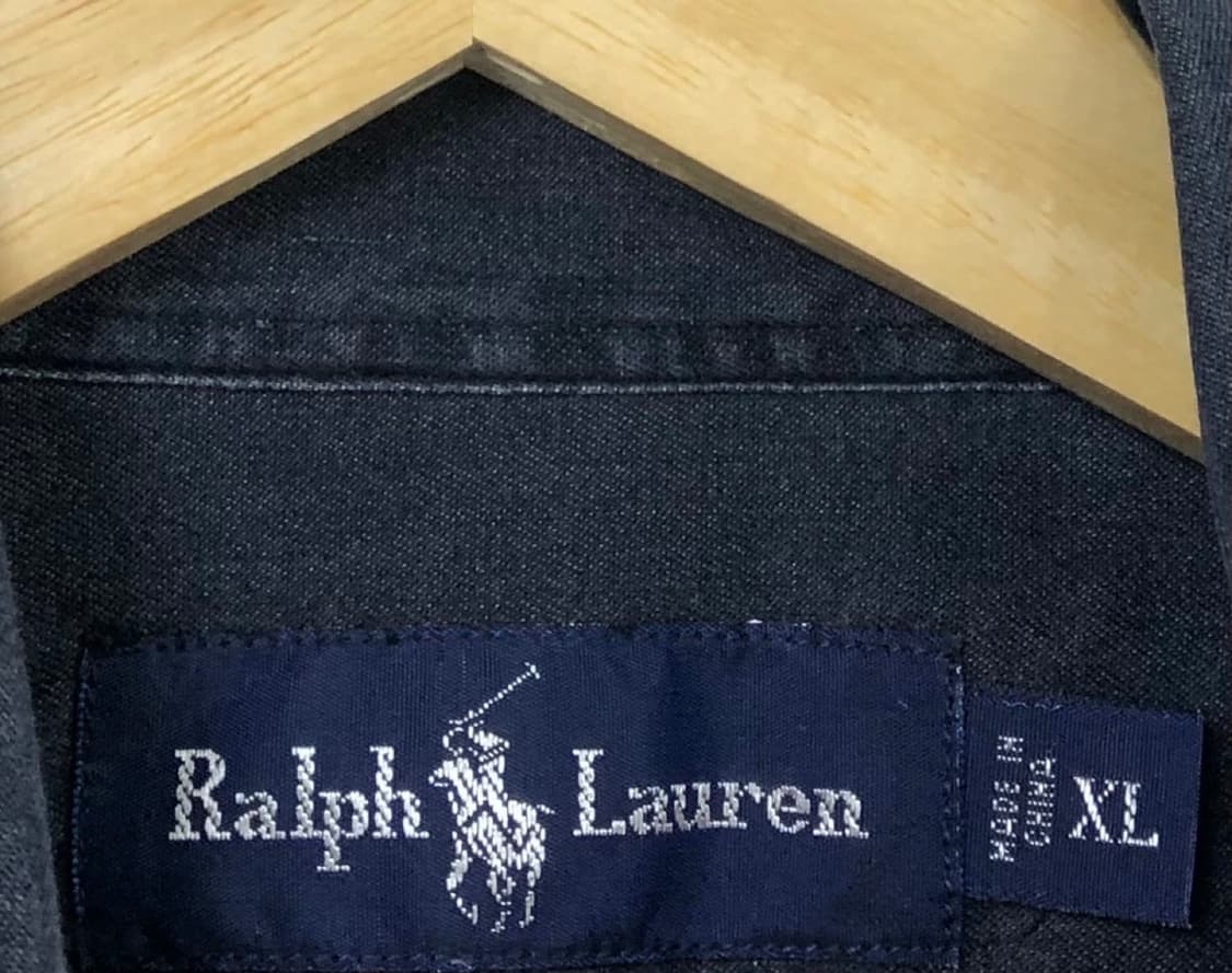 [105] 폴로 블레이크 데님 긴팔 셔츠 흑청 상품이미지3