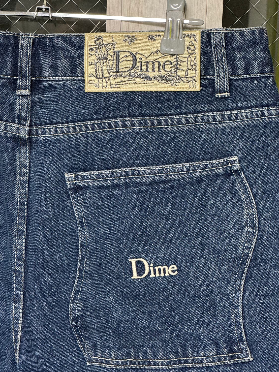 [L] 다임 클래식 배기 데님 워시드 상품이미지1