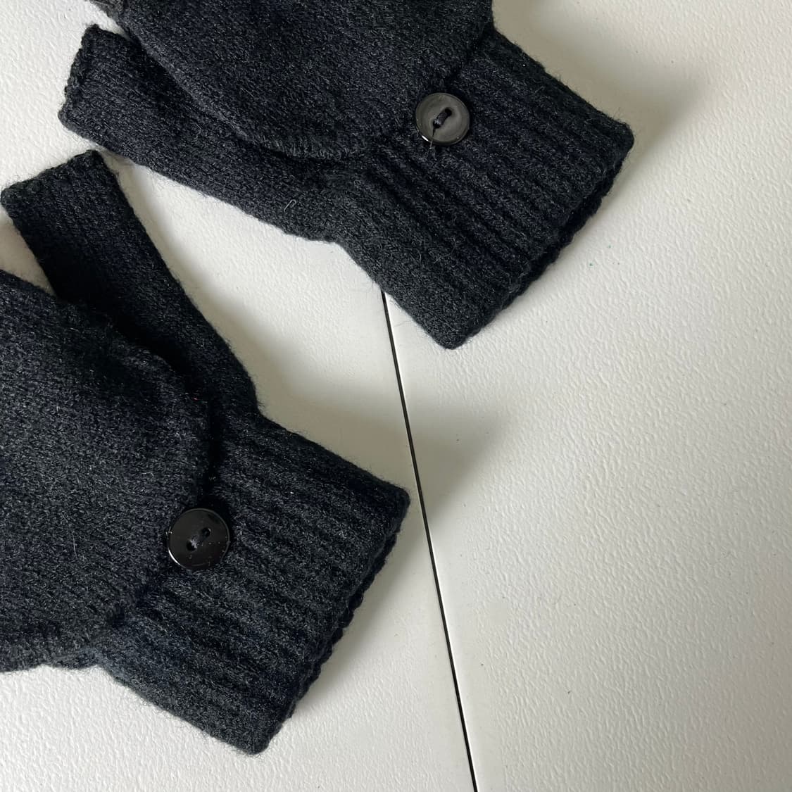 [JPN] 빈티지 재팬 리본 포켓 하프 장갑 상품이미지4