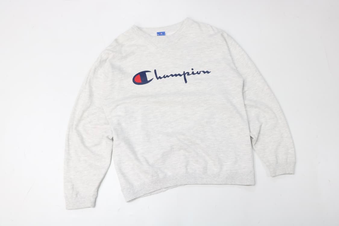 챔피온 빈티지 90s 메이드 인 USA 로고 오버핏 맨투맨 (M) 상품이미지2