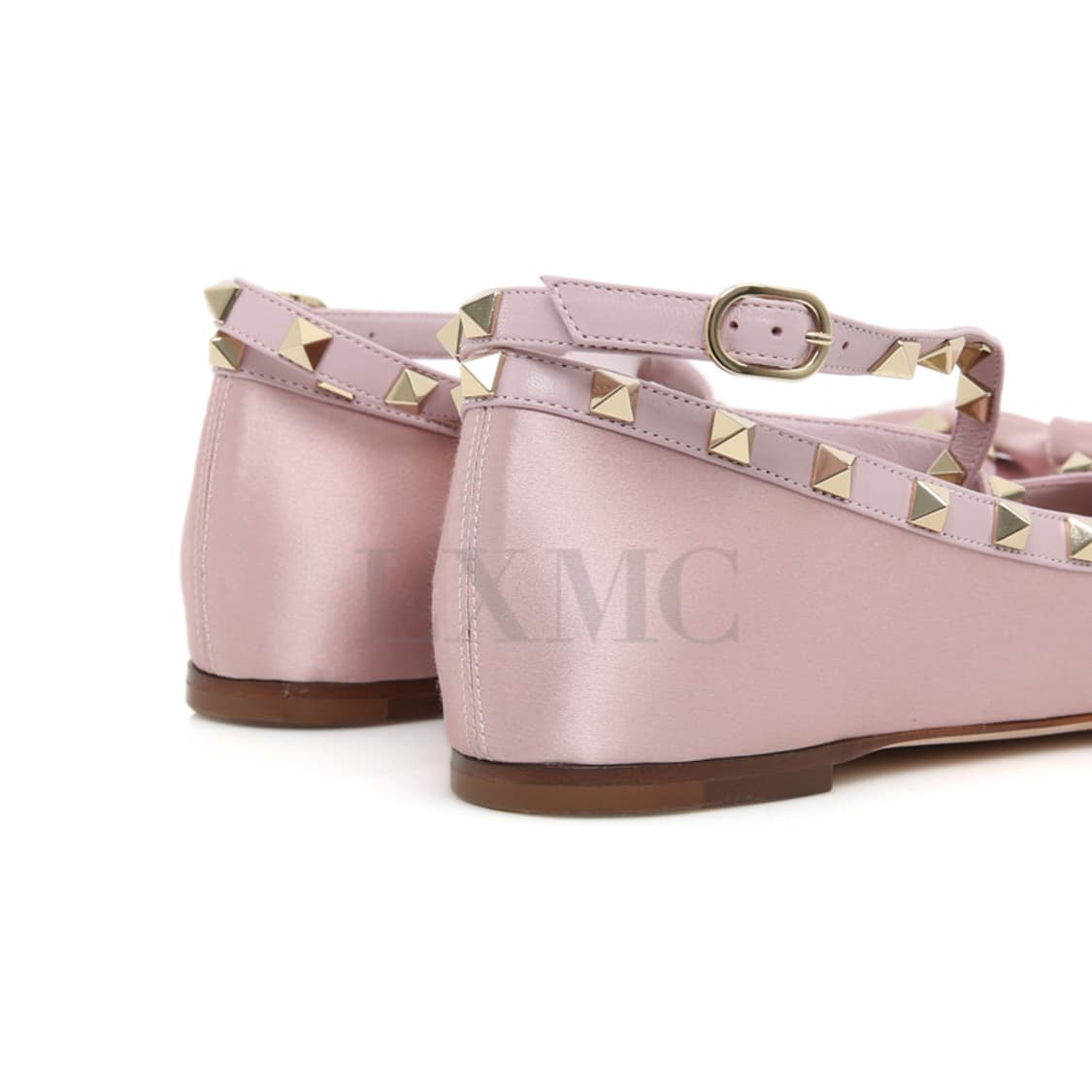 발렌티노 락스터드 새틴 발레리나 플랫 슈즈 4W2S0HB6 상품이미지5