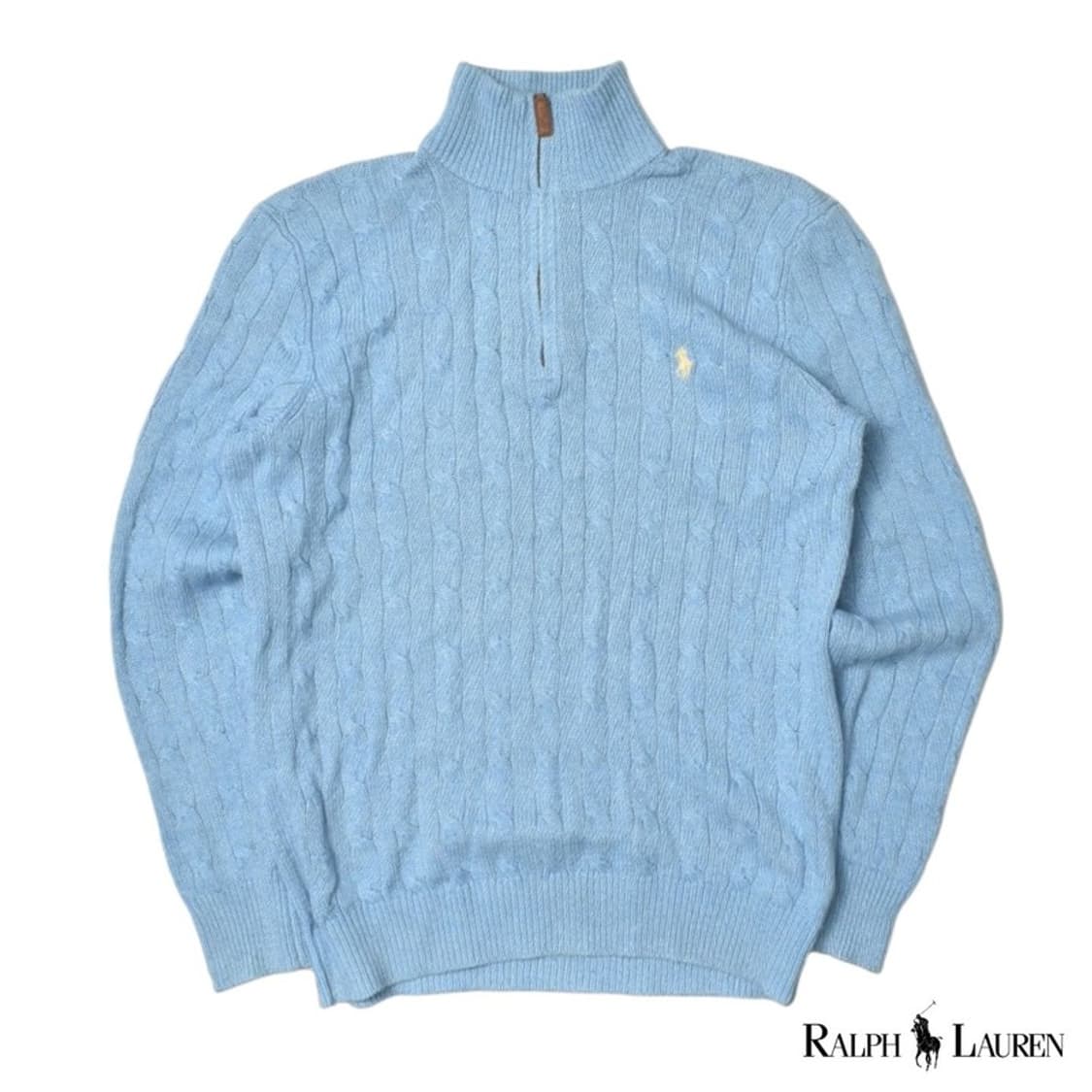 폴로 랄프로렌 반집업 케이블 니트 S N1296 상품이미지1