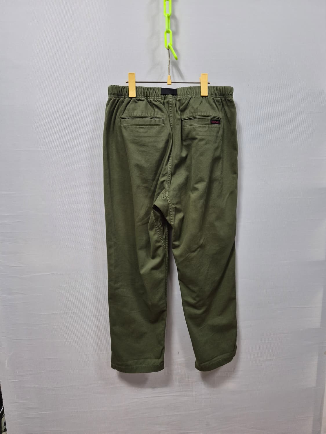 그라미치 카키 벨티드 팬츠 남성M 상품이미지2