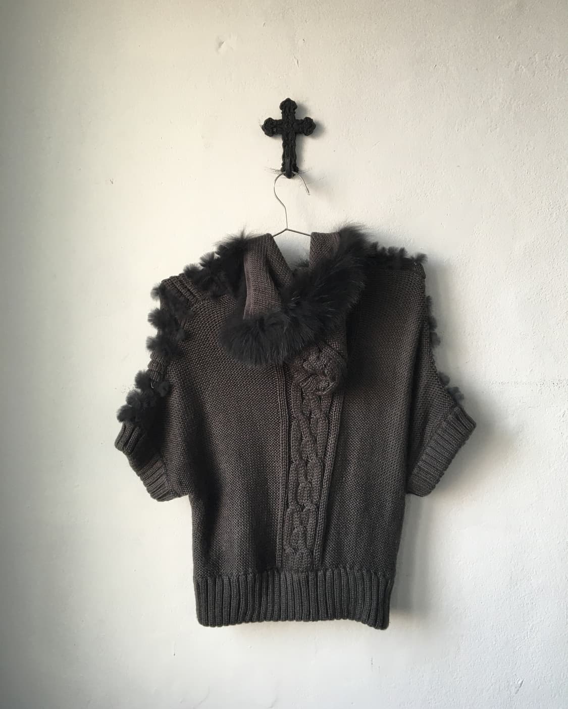 Fur layer hood zip up 상품이미지2