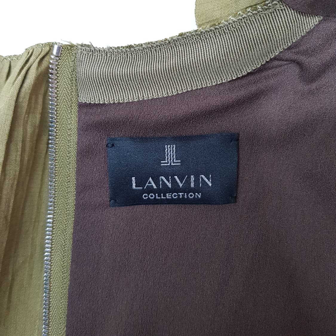 한섬 랑방 러플 디테일 슬리브리스 원피스 S사이즈 상품이미지6