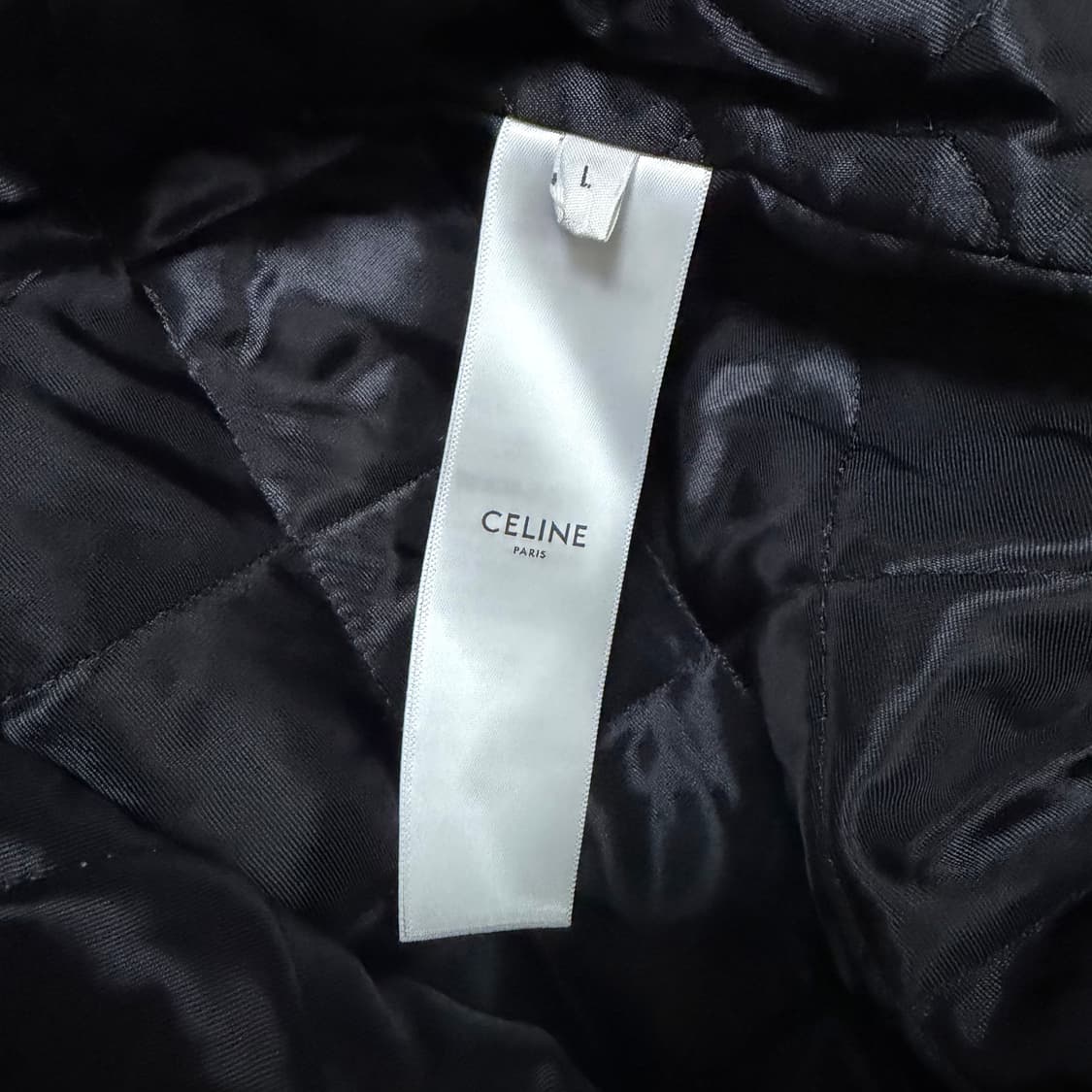 [L/새상품급] 셀린느 글리터 로고 알파카 울 후드티 상품이미지4