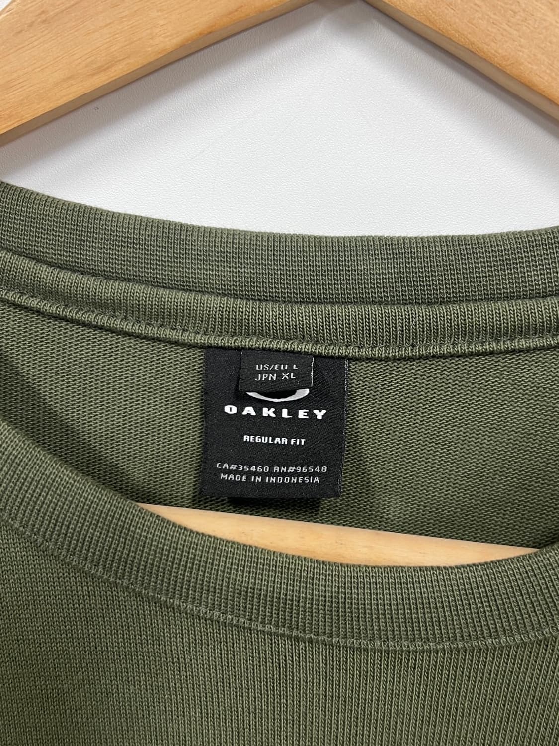 오클리 레귤러핏 올리브 카키 포켓 반팔 티셔츠 상품이미지6