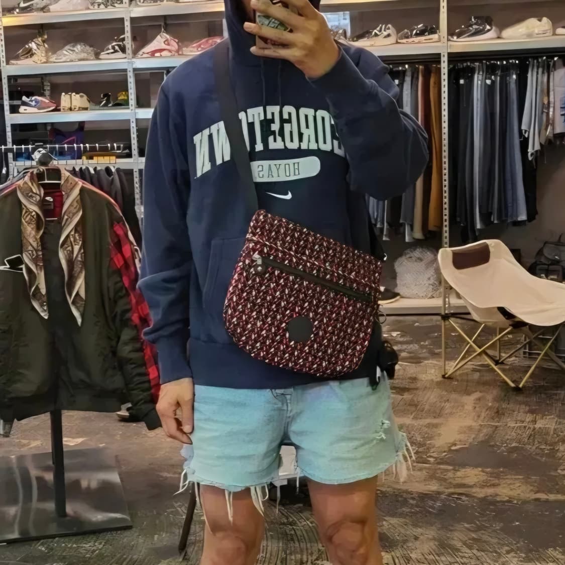 키플링 패턴 크로스백 상품이미지2