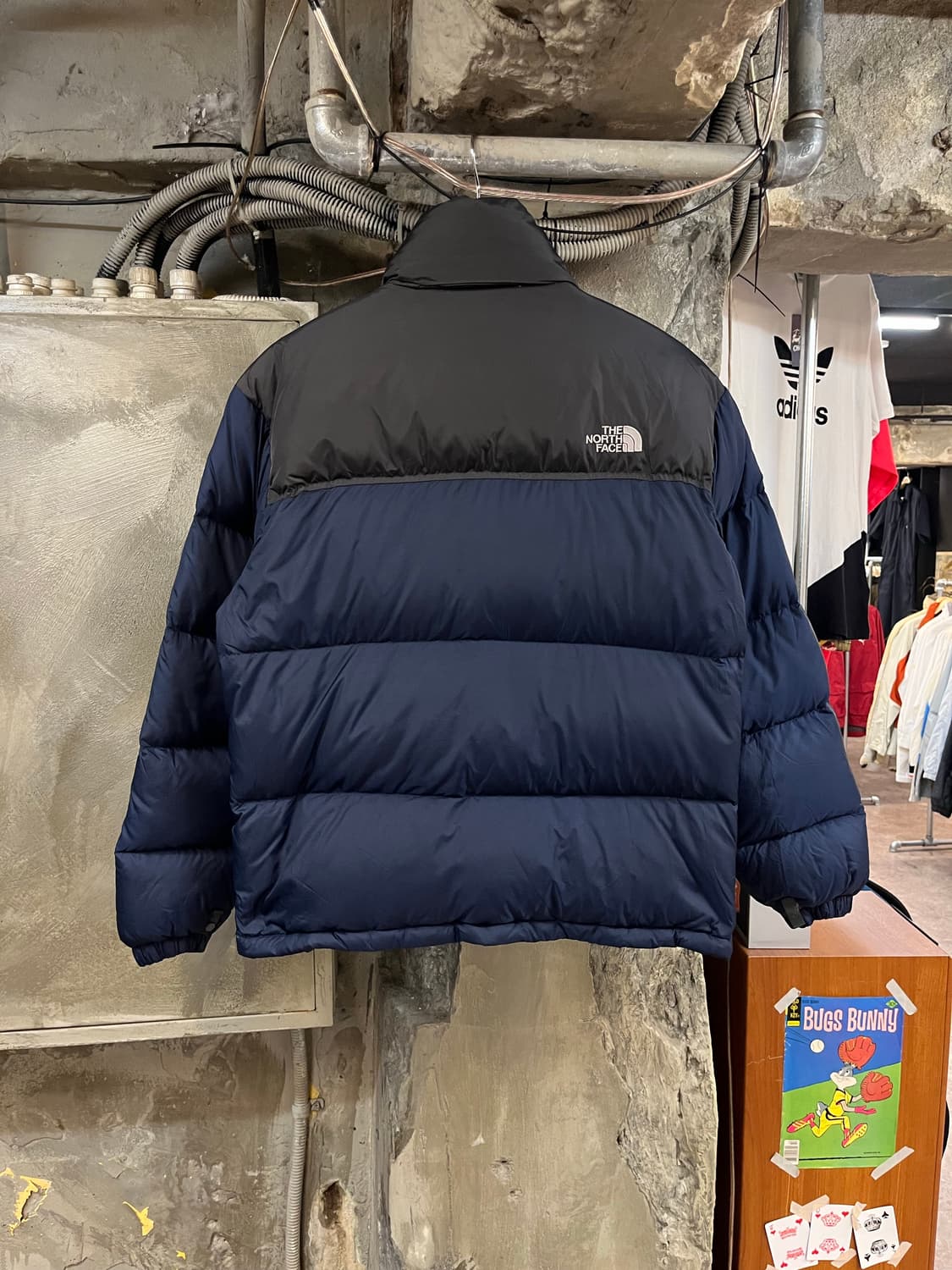 노스페이스 눕시 700 다운 패딩 네이비 S #csz1760 상품이미지2