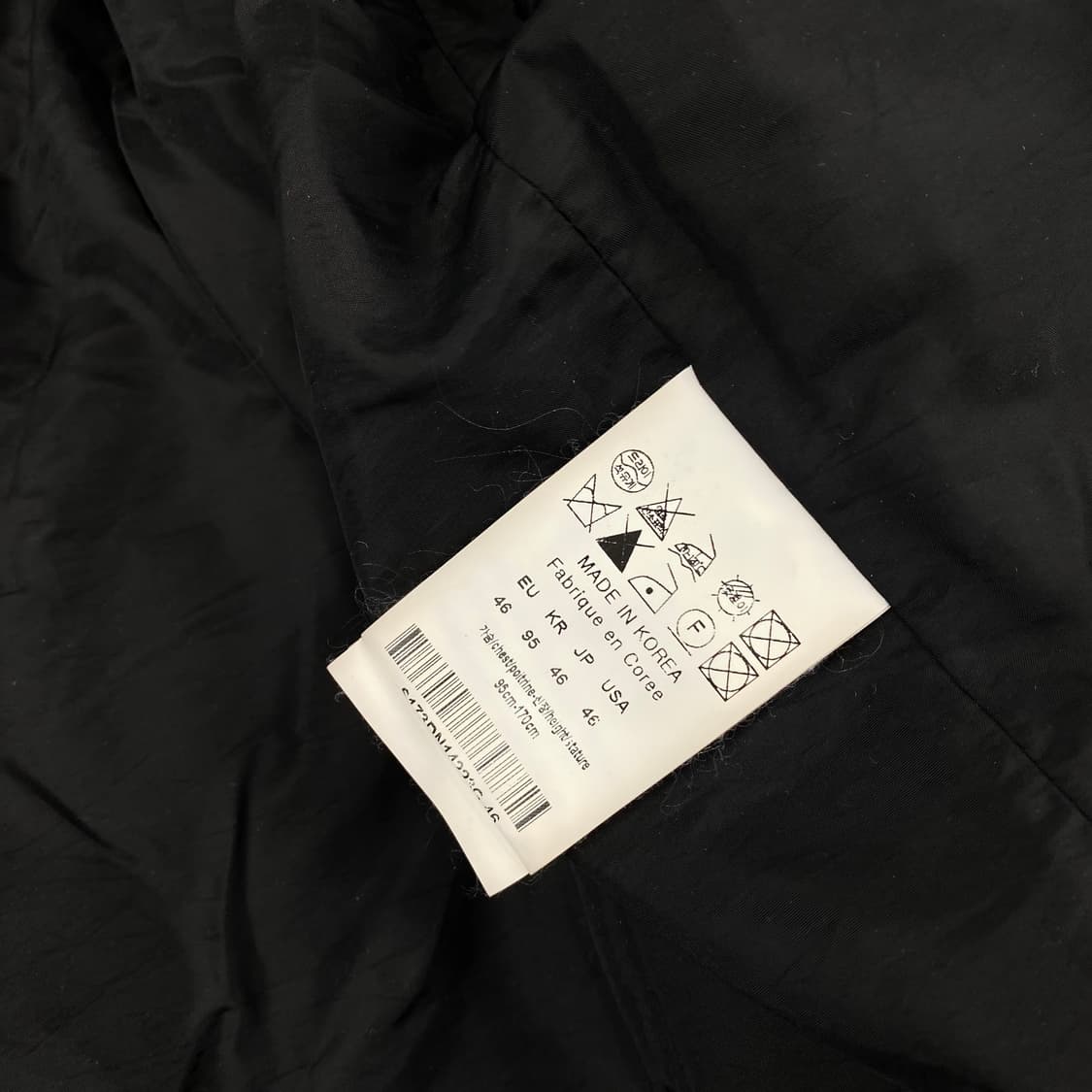 솔리드옴므 우영미 하운드 체크 누빔 자켓 (95) 상품이미지7