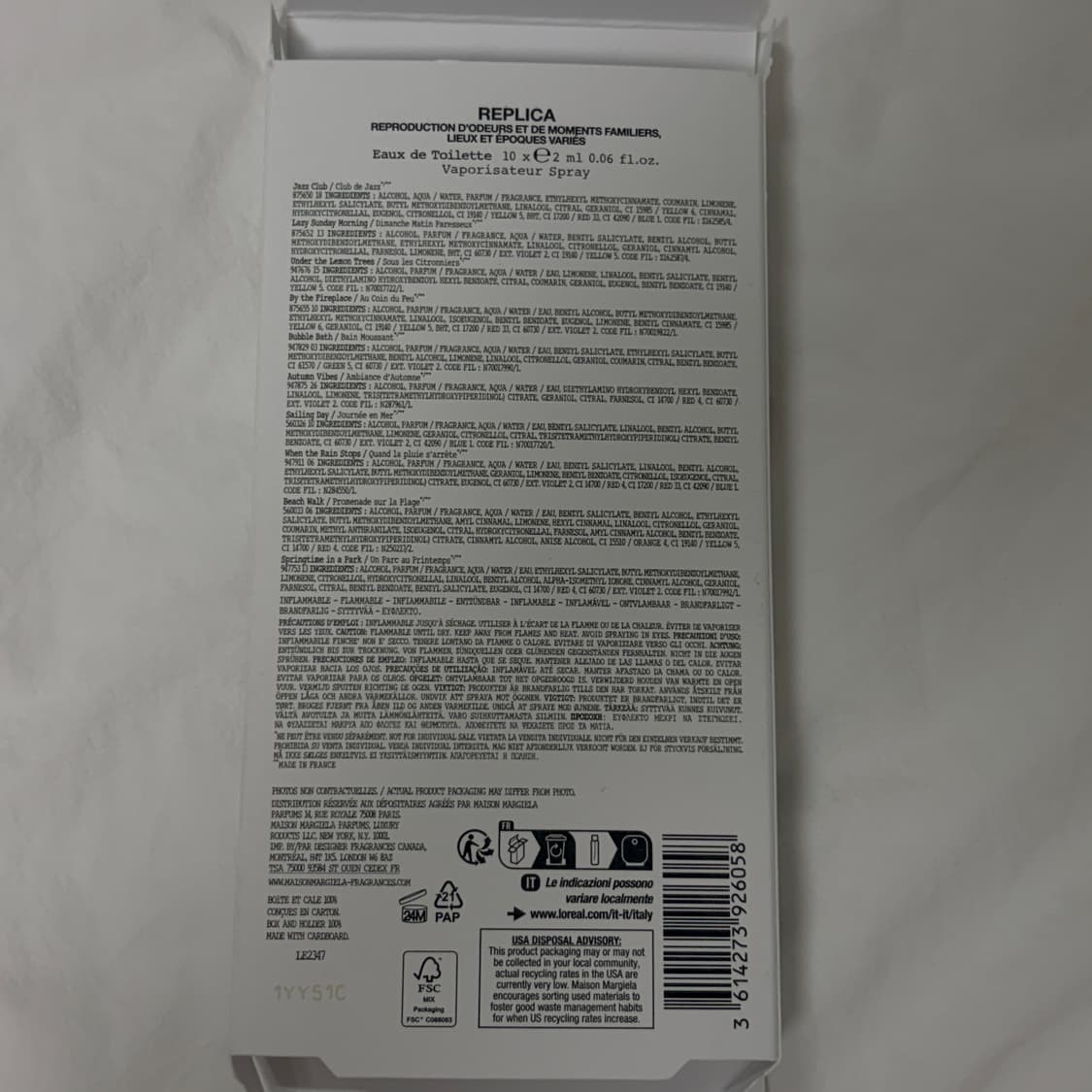 메종마르지엘라 레플리카 향수 디스커버리 세트 상품이미지3