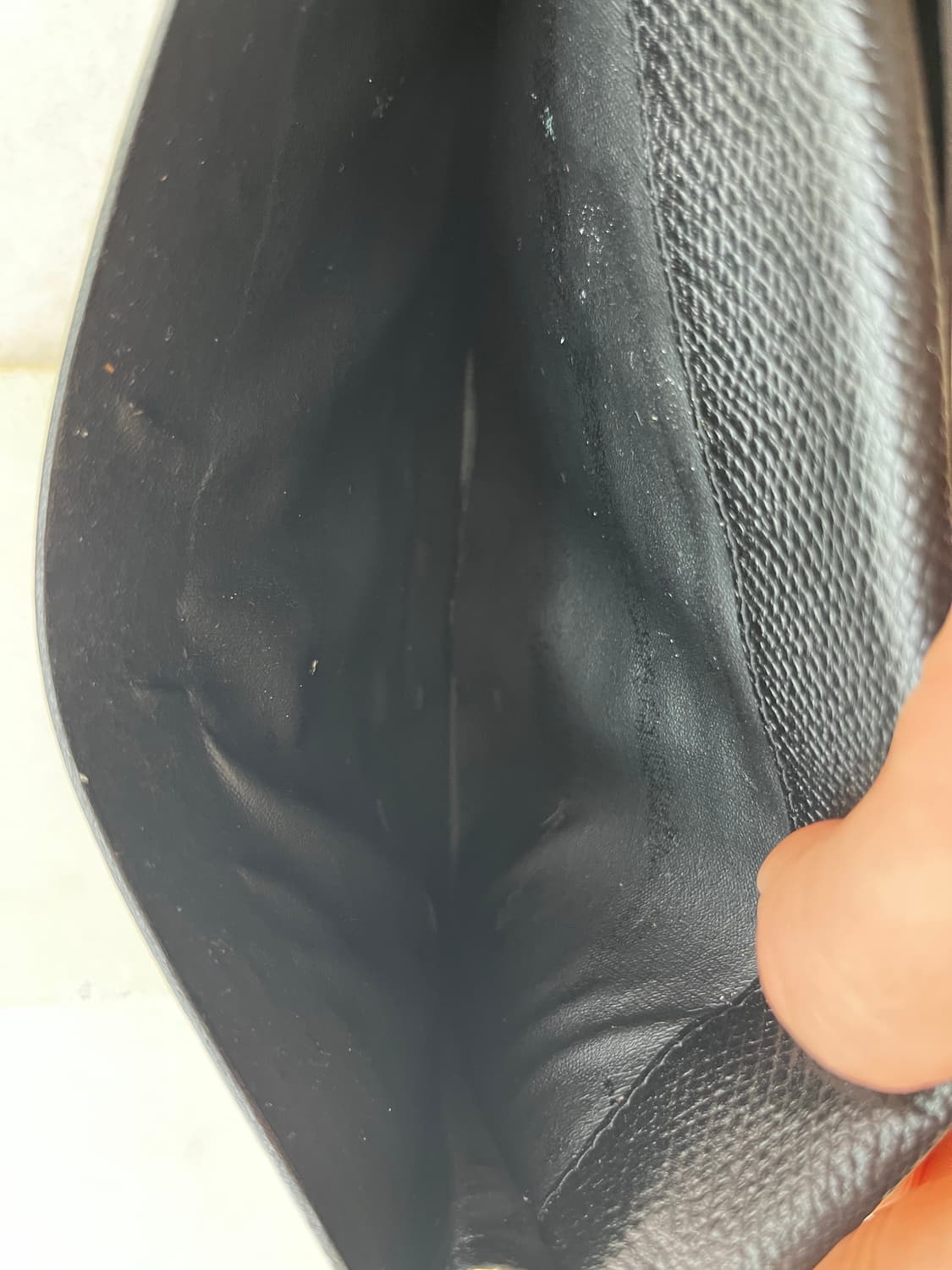 꼼데가르송 옴므 로고 레더 장지갑 상품이미지4