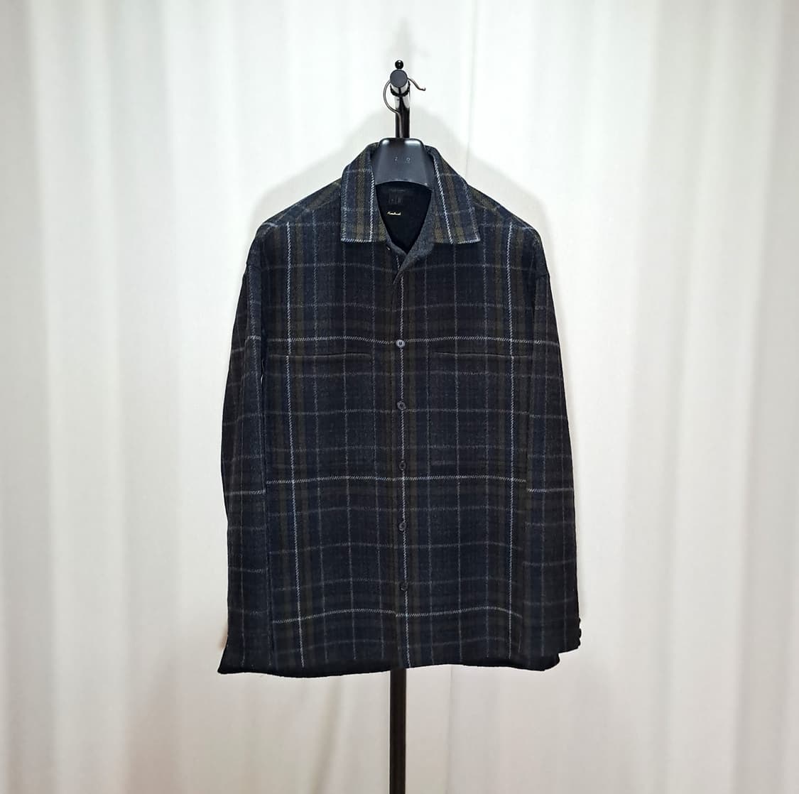 (새상품급) 질스튜어트뉴욕 19FW 울캐시미어 아우터 셔츠 100 B50 상품이미지1