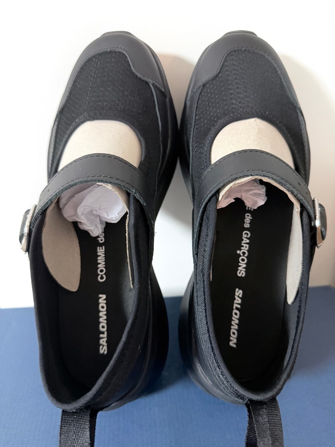 살로몬 x 꼼데가르송 RX 메리제인 플랫폼 블랙 CDG SALOMON 상품이미지7