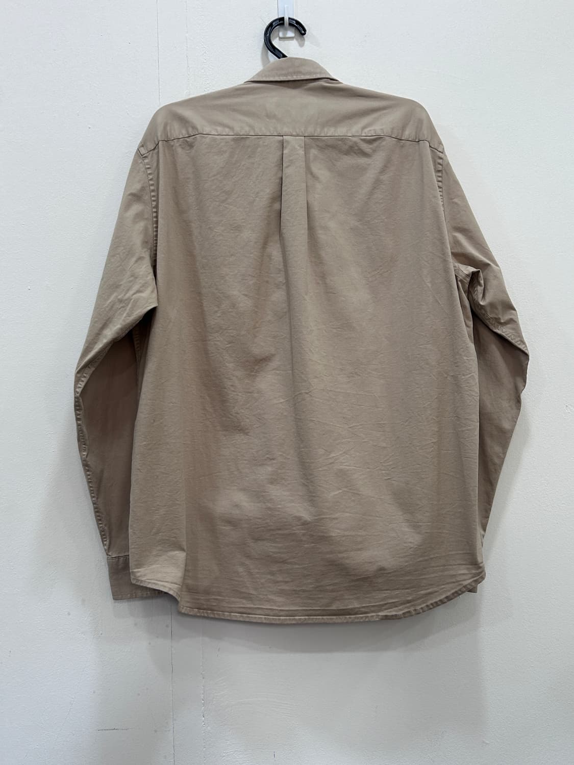 라코스테 레귤러핏 옥스포드 셔츠 베이지 100 상품이미지4