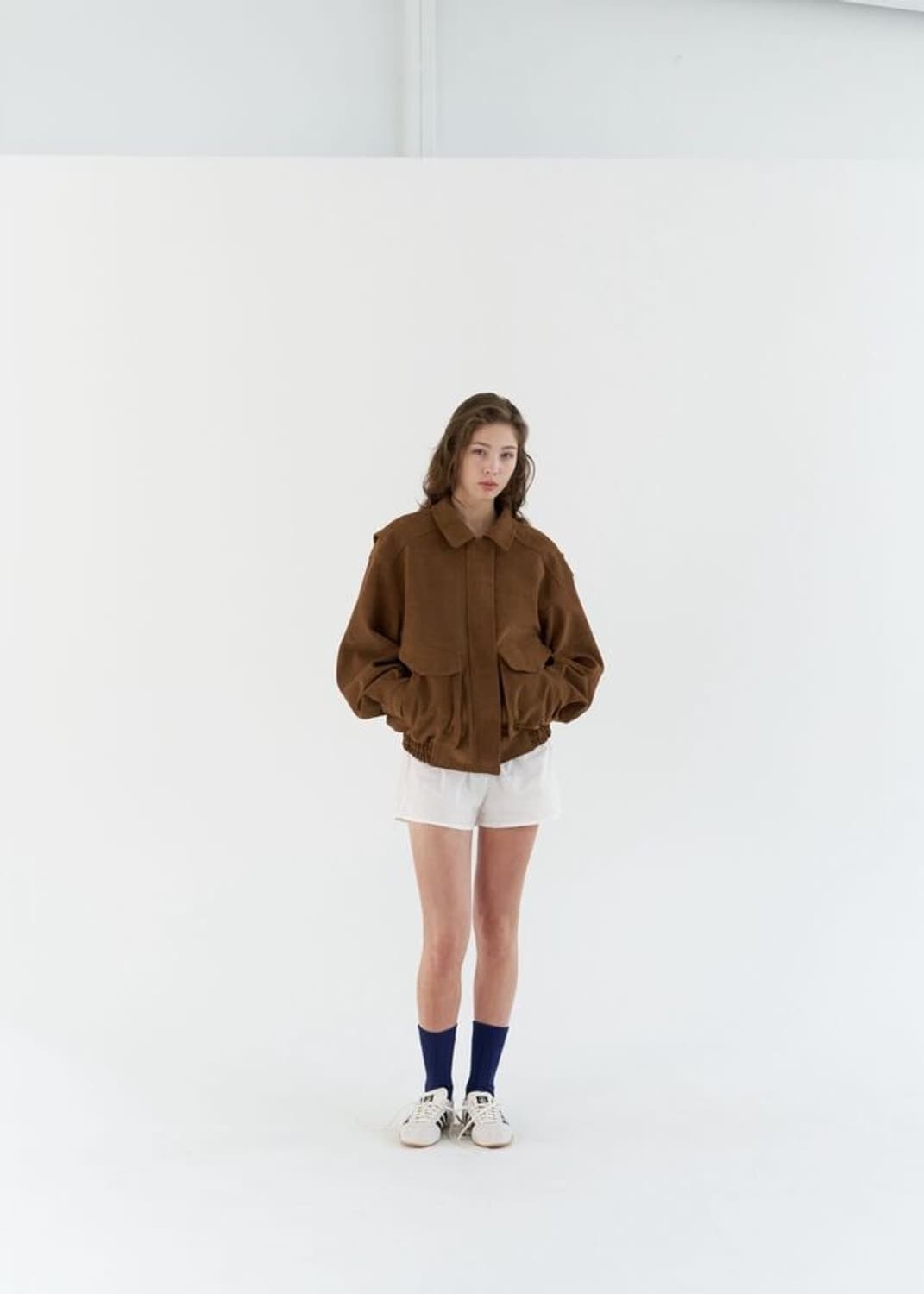 GBH 폭스 스웨이드 봄버 브라운 상품이미지1