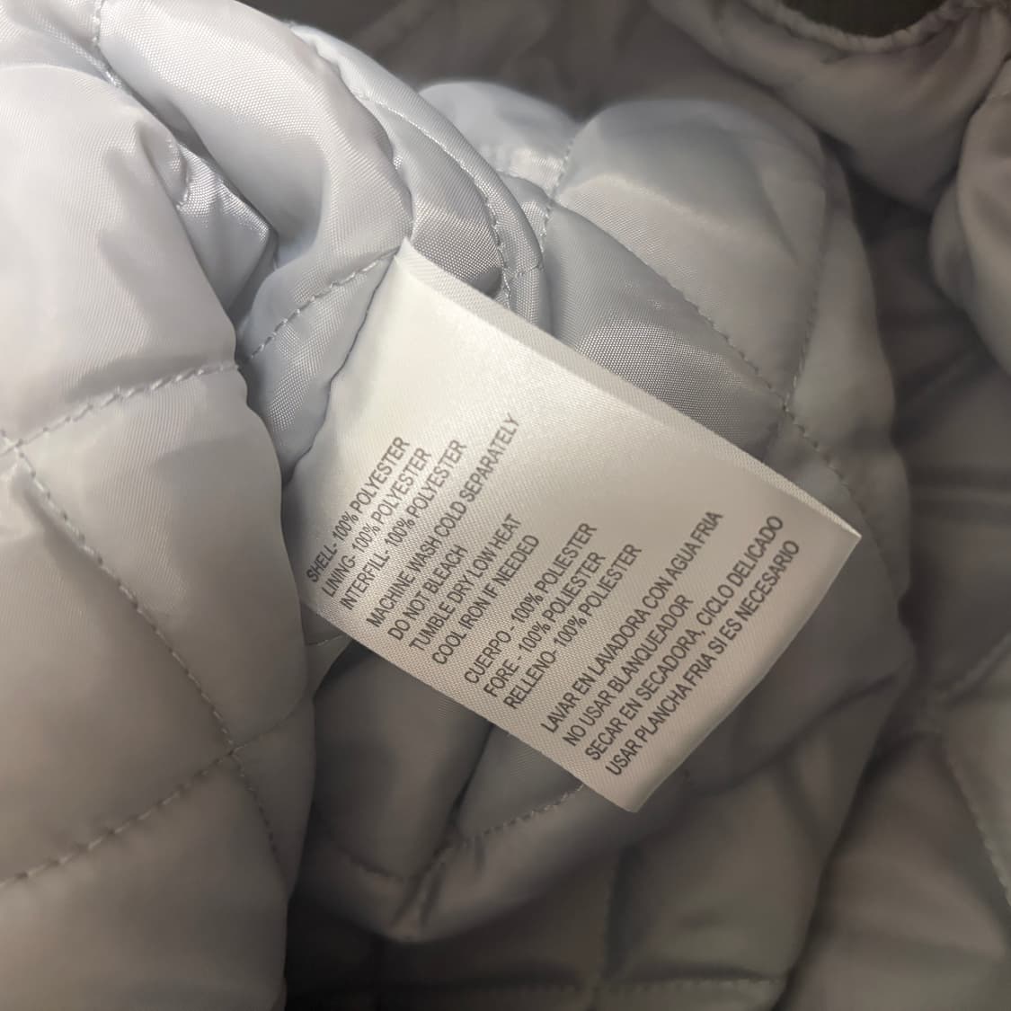 리복 NFL 올 오버 팀 로고 자수 새틴 봄버 자켓 상품이미지4