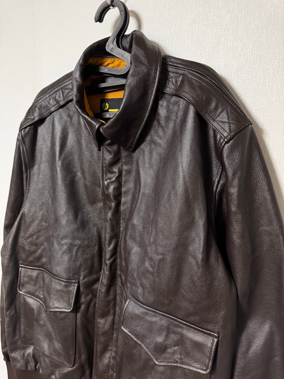 Willis&geiger USA A-2 레더 구스다운 점퍼 상품이미지1