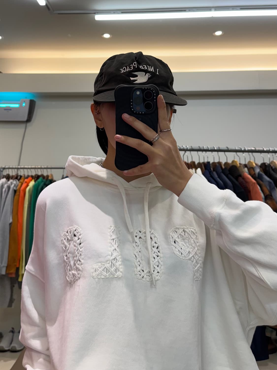 폴로 랄프로렌 니트로고 크롭 후드티 상품이미지8