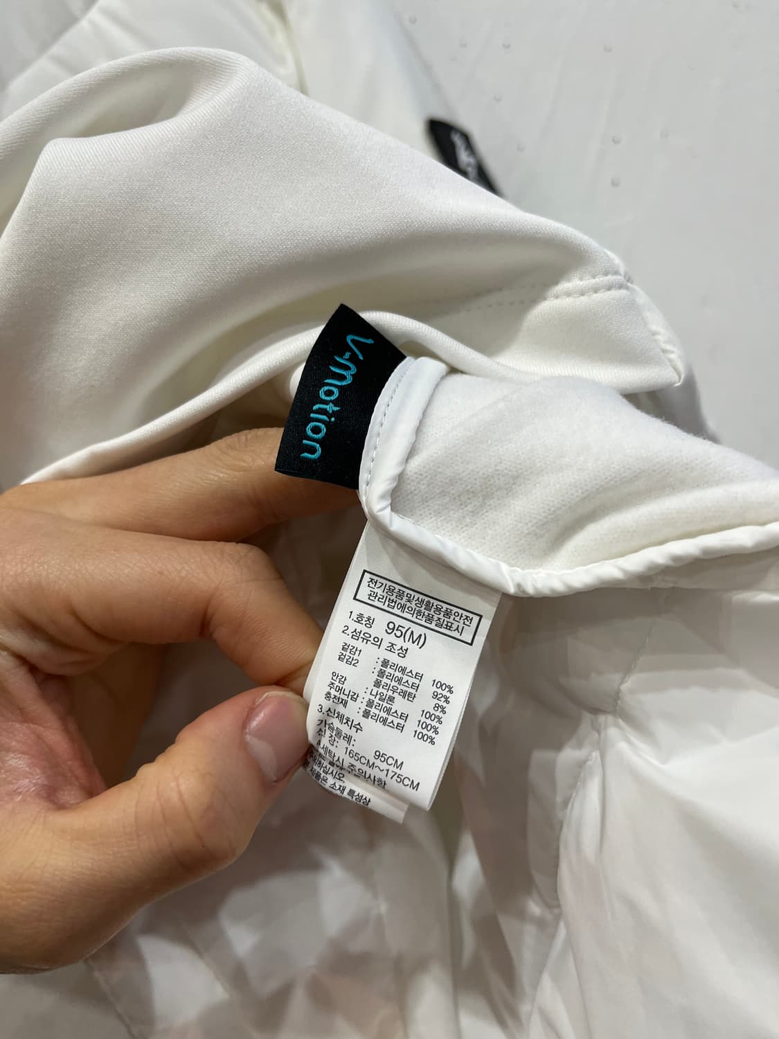 노스페이스 22 베이징 팀 코리아 V 자켓 경량패딩 95 상품이미지8