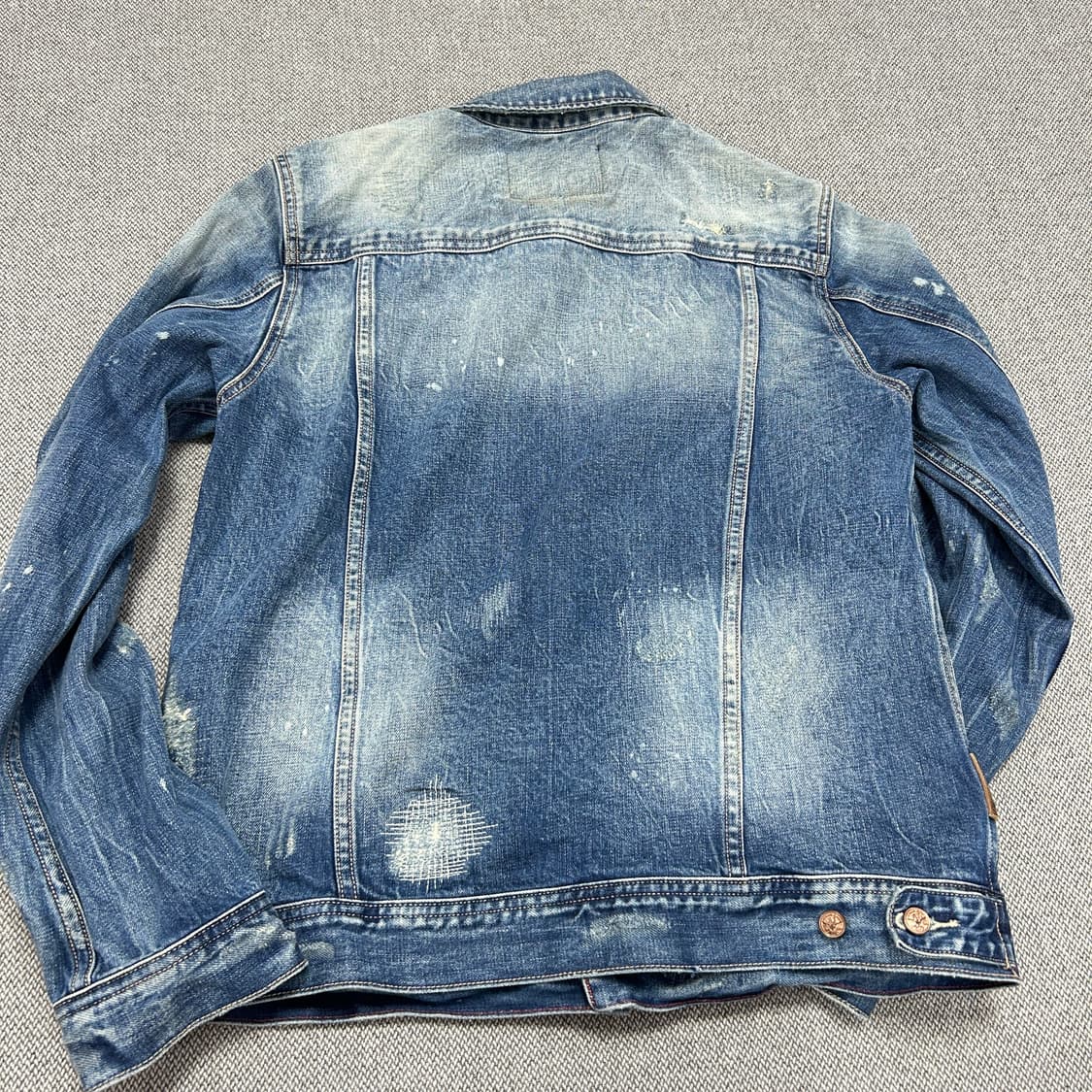 아르마니 빈티지 디테일 데님자켓(XL) 상품이미지7