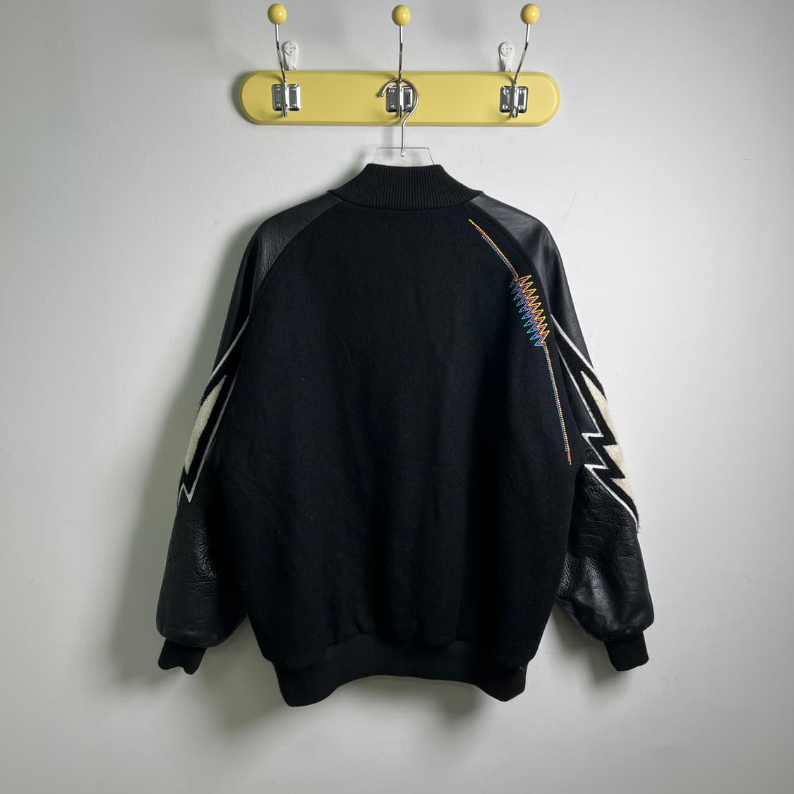 JPN VTG 빈티지 블랙 바시티 자켓  상품이미지2