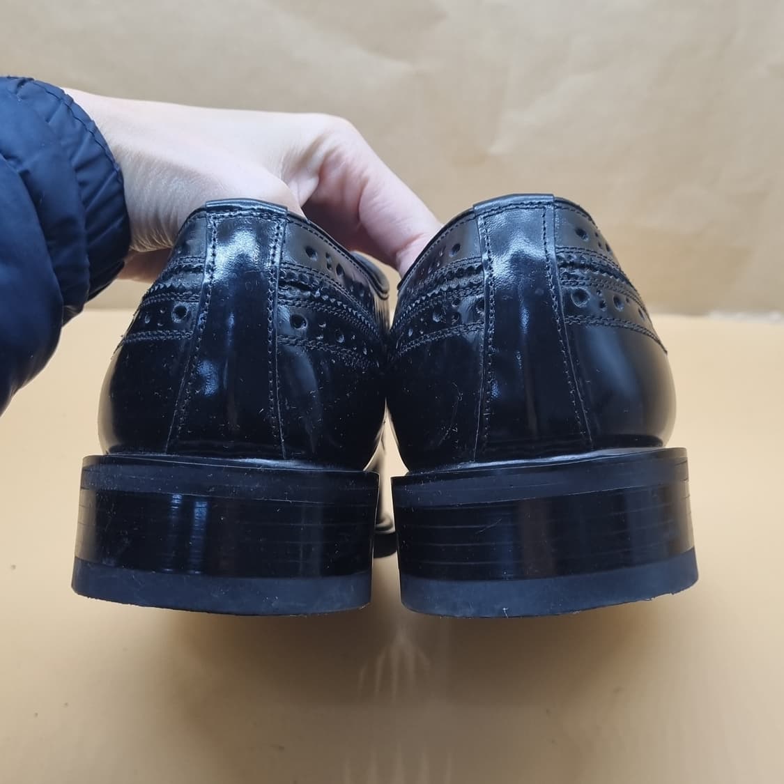 금강리갈 남성윙팁구두 실사이즈260 상품이미지4