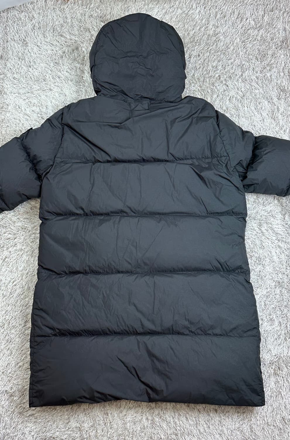 [L] 정품 스톤아일랜드 21FW 크링클랩스 롱패딩 블랙 상품이미지4