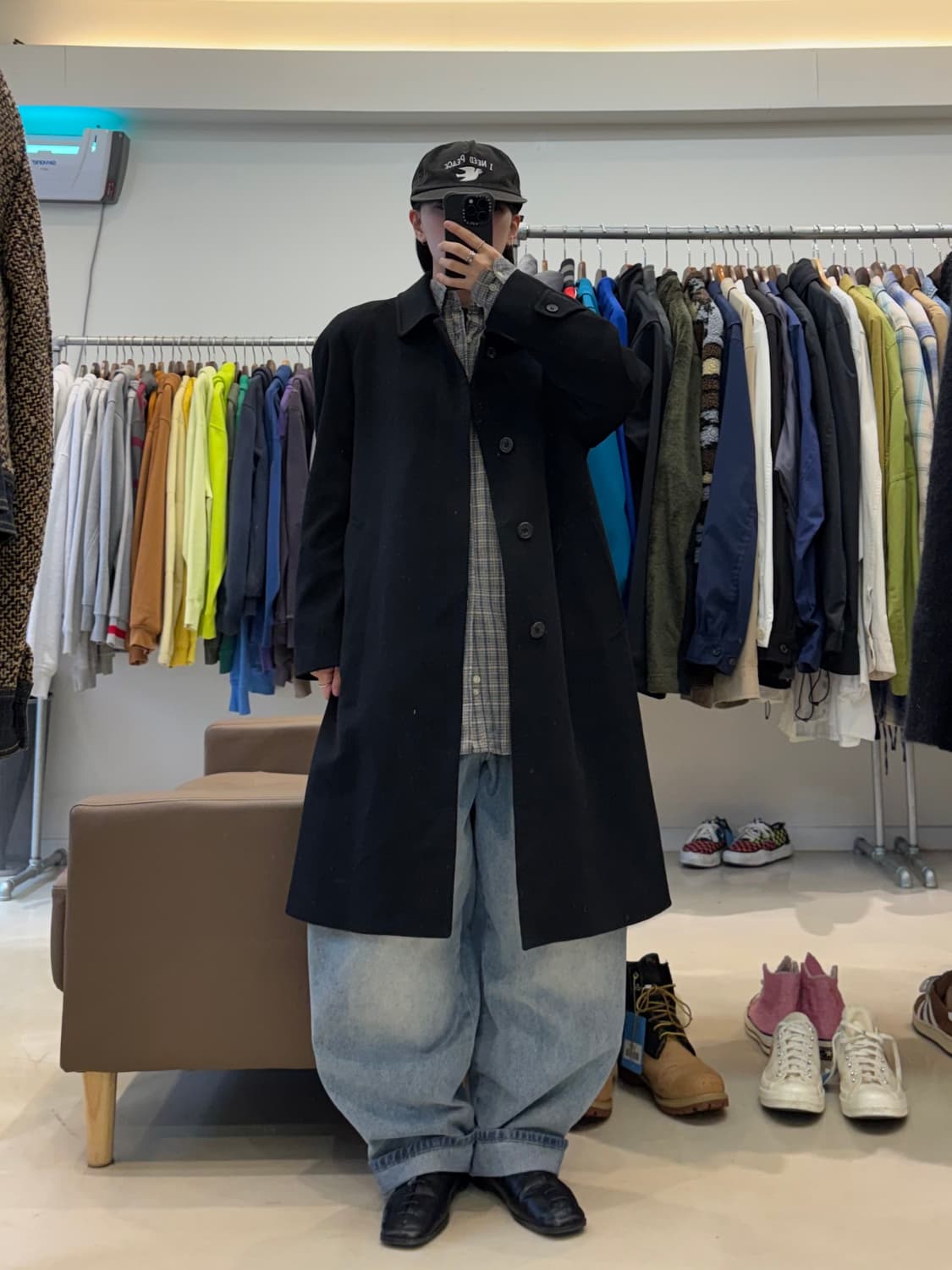 Oppulent 일본 캐시미어 롱 코트 상품이미지5