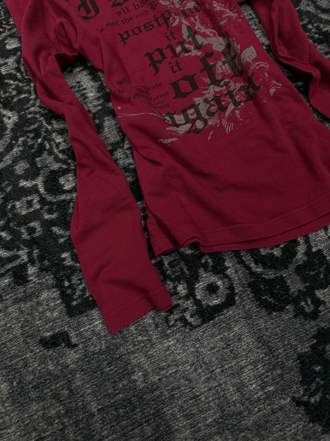 In the attic floral lettering half t shi 상품이미지4