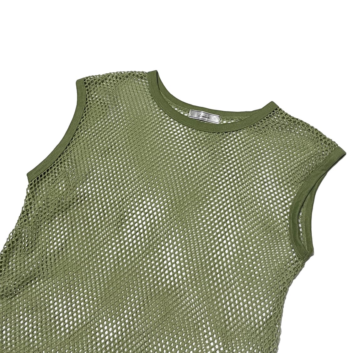 Jpn) Linoluce 리놀루체 망사 시스루 민소매 나시 상품이미지3