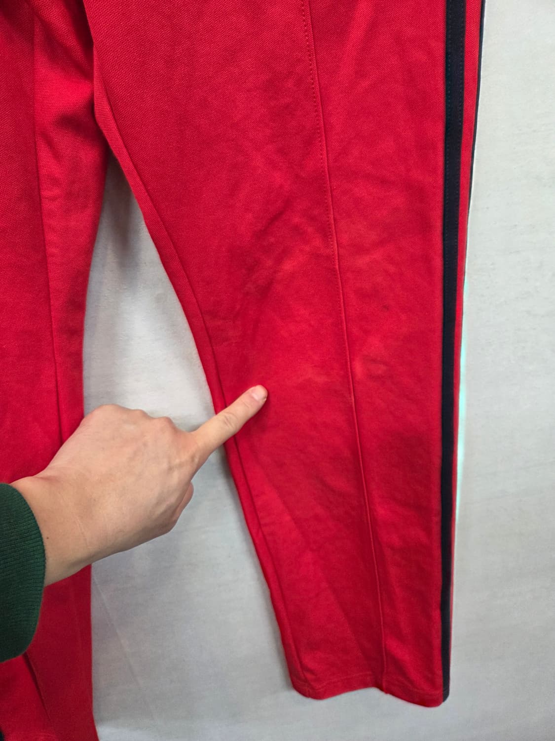 아디다스 유로파 트랙팬츠 xl 레드검 상품이미지8