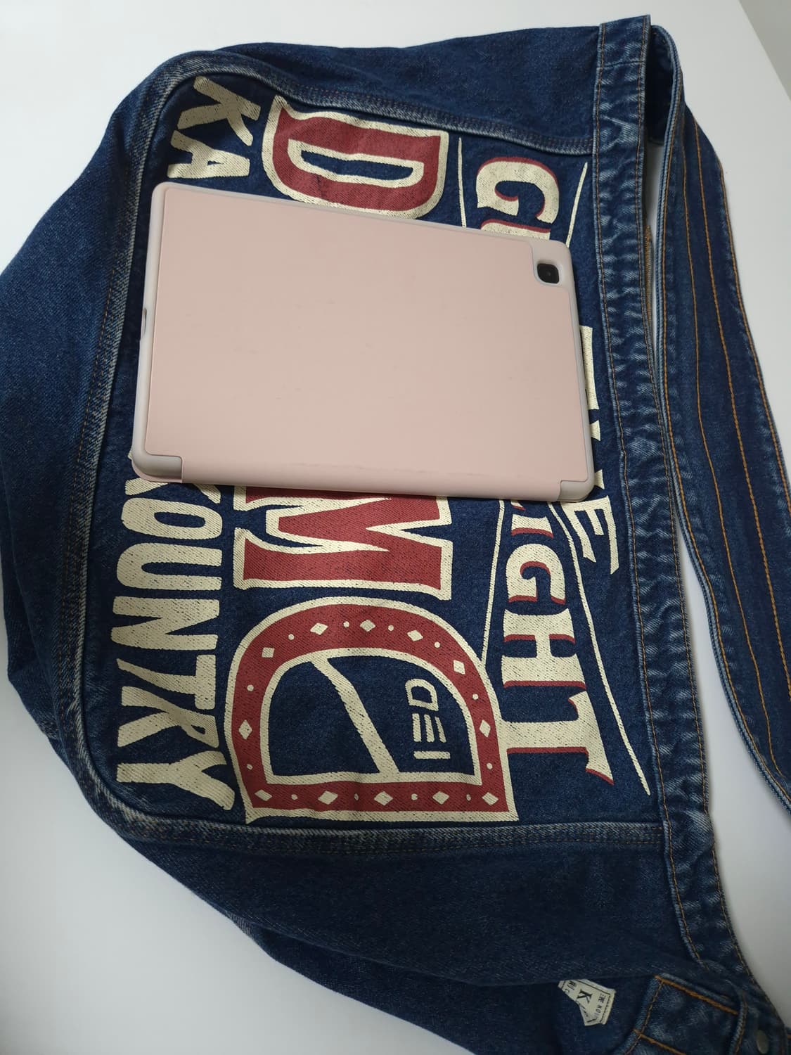 캐피탈 데님 가방 (크로스) 상품이미지7