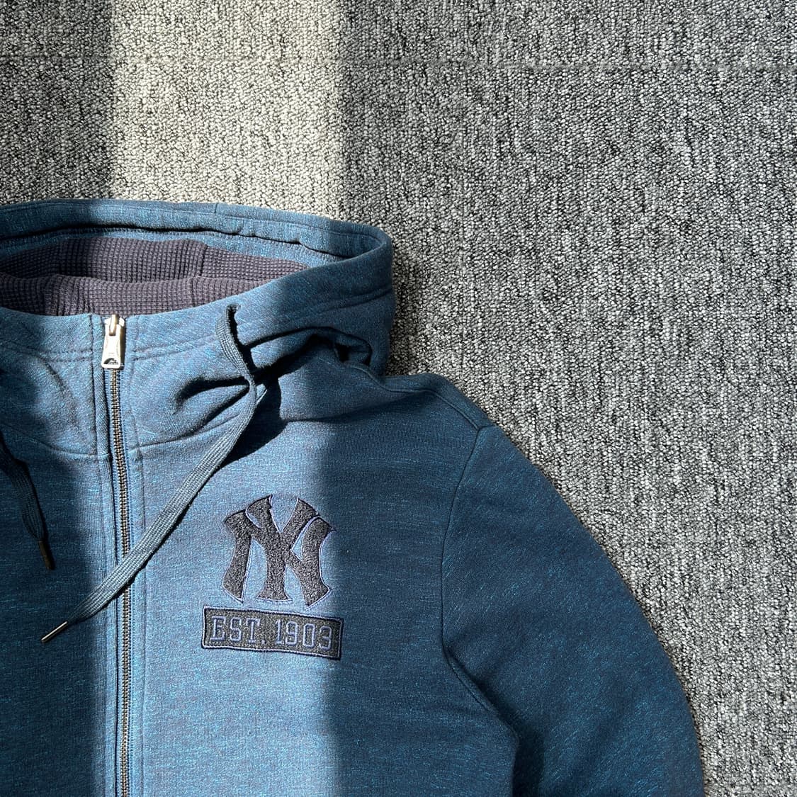 MLB 뉴욕 양키스 네이비 빅로고 후드집업 상품이미지2