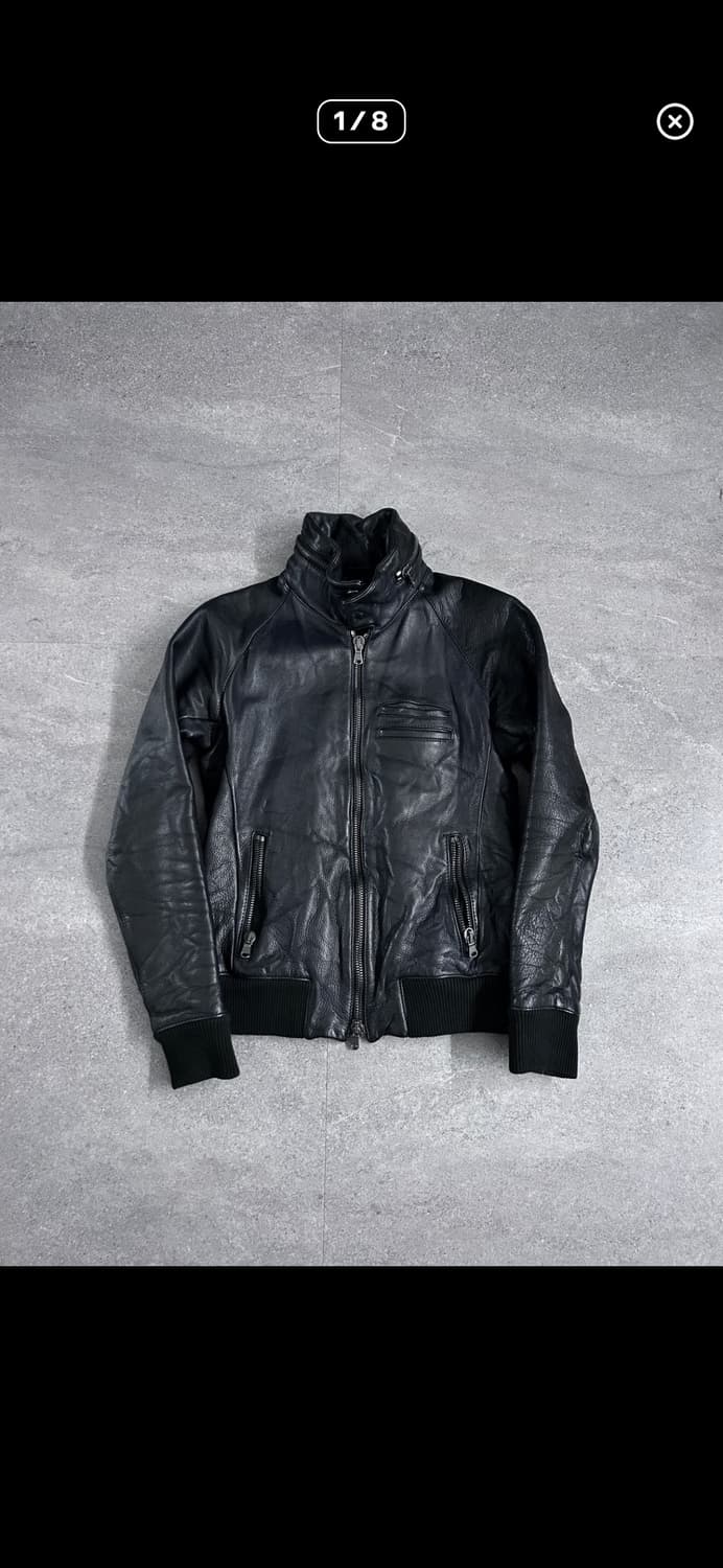 준 하시모토 히든 후디 하이넥 램스킨 자켓 (구매) 상품이미지1