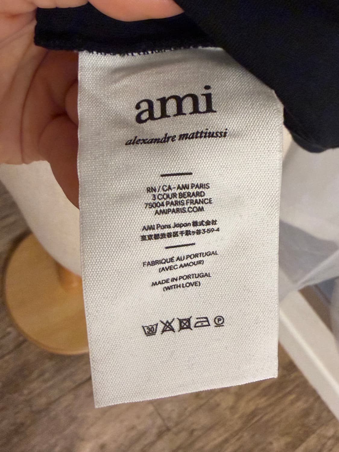 아미 반팔 블랙 상품이미지5