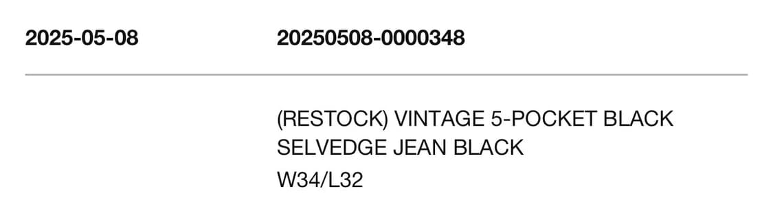 더블알엘 rrl black 5pocket selvedge 34/32 상품이미지7