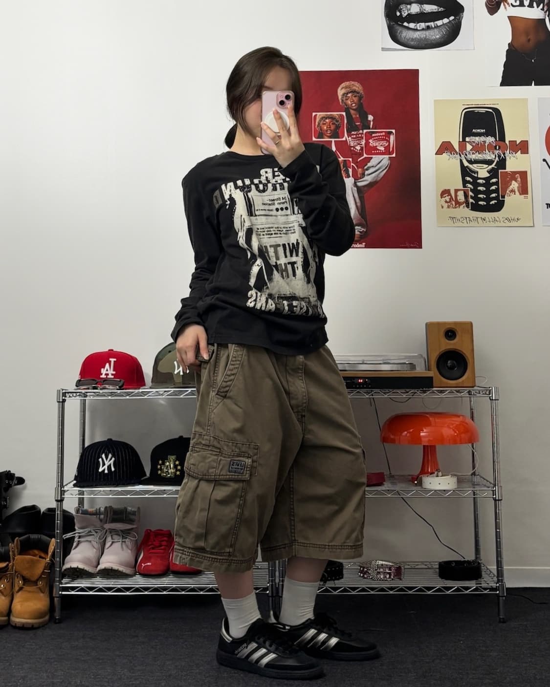 Vintage 그래픽 롱슬리브 티셔츠  상품이미지3